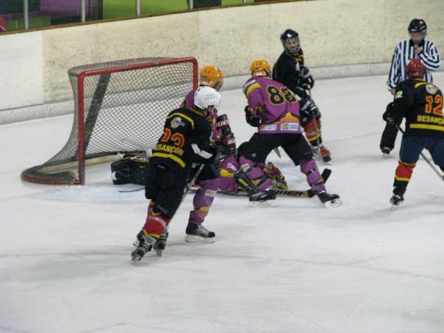 Photo hockey match Besançon - Aubagne le 27/11/2010