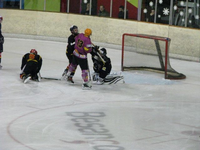 Photo hockey match Besançon - Aubagne le 27/11/2010