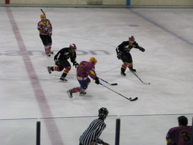 Photo hockey match Besançon - Aubagne le 27/11/2010