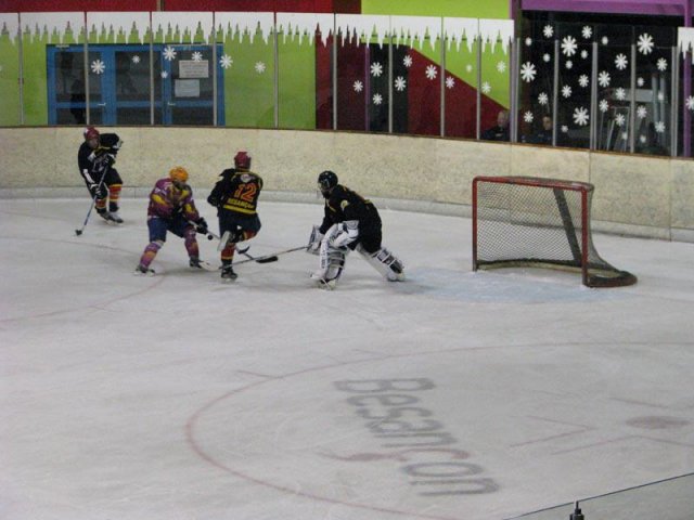 Photo hockey match Besançon - Aubagne le 27/11/2010
