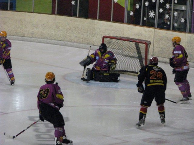 Photo hockey match Besançon - Aubagne le 27/11/2010