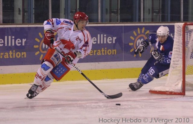 Photo hockey match Montpellier  - Valence le 27/11/2010