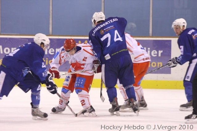 Photo hockey match Montpellier  - Valence le 27/11/2010