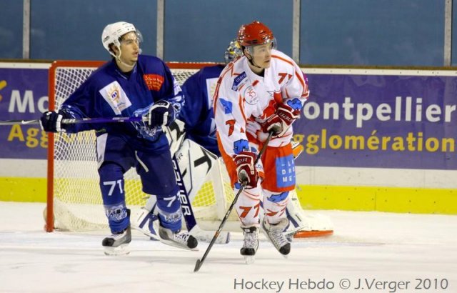 Photo hockey match Montpellier  - Valence le 27/11/2010