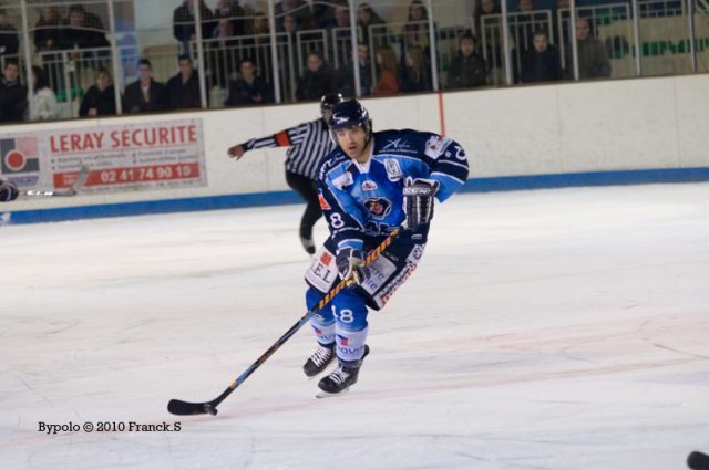 Photo hockey match Angers  - Grenoble  le 30/11/2010