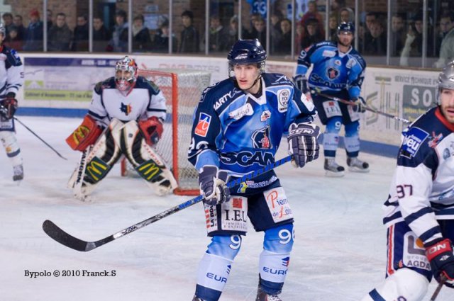 Photo hockey match Angers  - Grenoble  le 30/11/2010