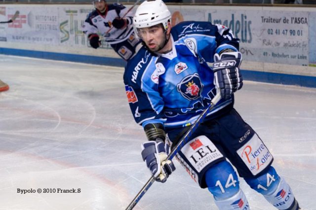 Photo hockey match Angers  - Grenoble  le 30/11/2010