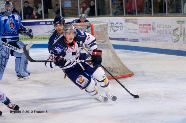 Photo hockey match Angers  - Grenoble  le 30/11/2010