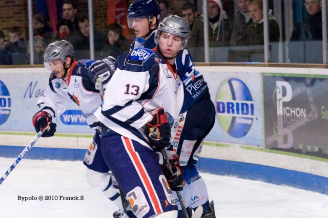 Photo hockey match Angers  - Grenoble  le 30/11/2010