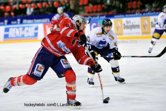 Photo hockey match Grenoble  - Chamonix  le 17/11/2010