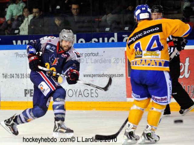 Photo hockey match Grenoble  - Dijon  le 27/11/2010