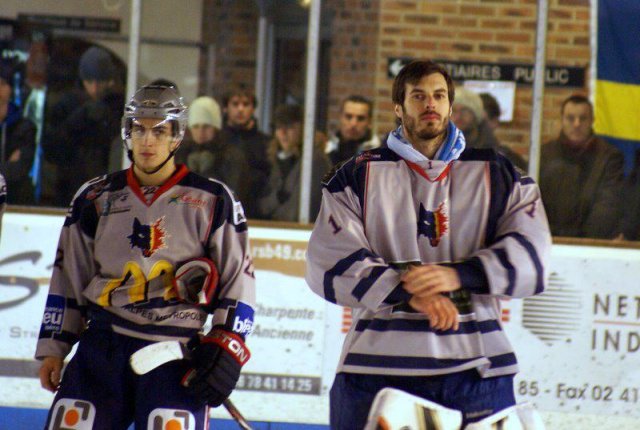 Photo hockey match Angers  - Grenoble  le 30/11/2010