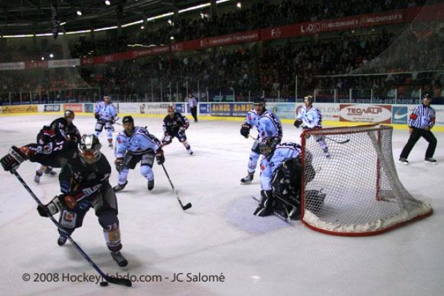 Photo hockey match Grenoble  - Angers  le 23/09/2008