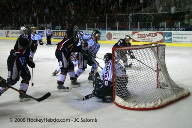 Photo hockey match Grenoble  - Angers  le 23/09/2008