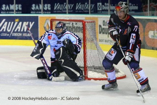 Photo hockey match Grenoble  - Angers  le 23/09/2008