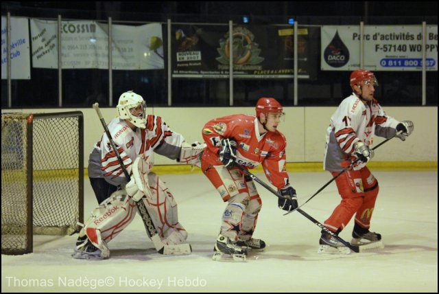 Photo hockey match Amnéville - Cholet  le 04/12/2010