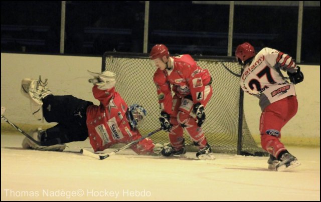 Photo hockey match Amnéville - Cholet  le 04/12/2010