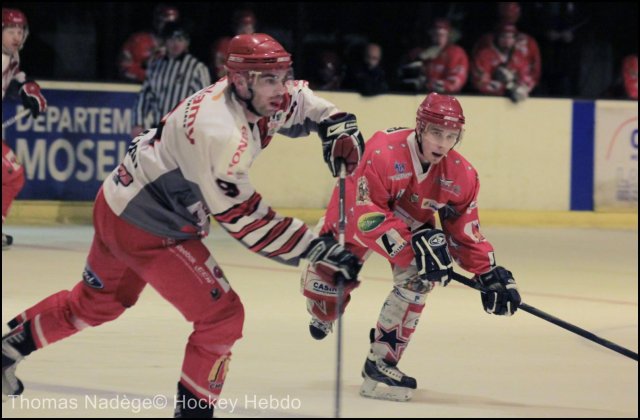 Photo hockey match Amnéville - Cholet  le 04/12/2010