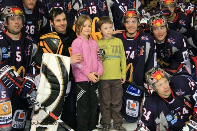 Photo hockey match Grenoble  - Angers  le 23/09/2008