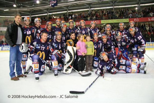 Photo hockey match Grenoble  - Angers  le 23/09/2008