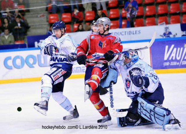 Photo hockey match Grenoble  - Angers  le 07/12/2010