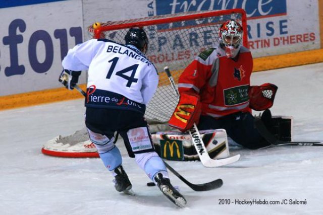 Photo hockey match Grenoble  - Angers  le 07/12/2010