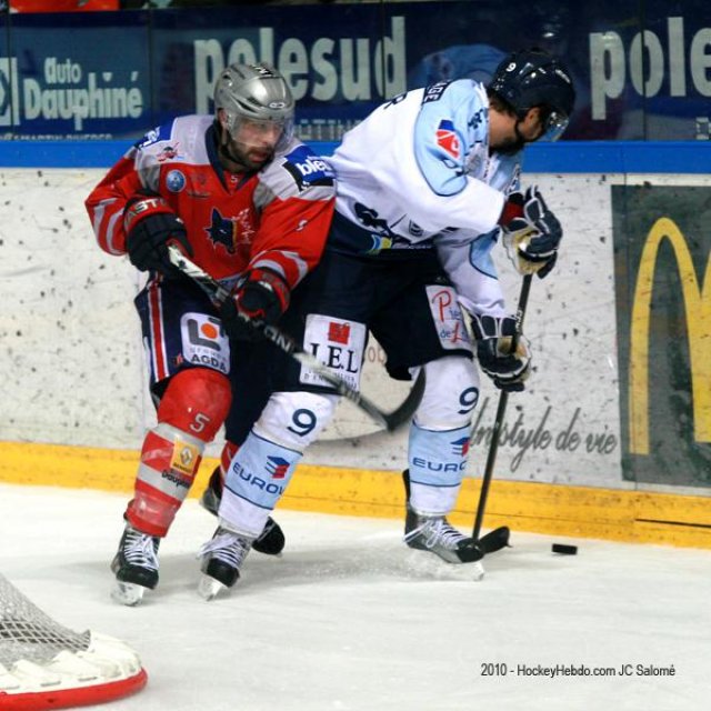 Photo hockey match Grenoble  - Angers  le 07/12/2010