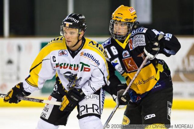 Photo hockey match Strasbourg  - Rouen le 27/09/2008