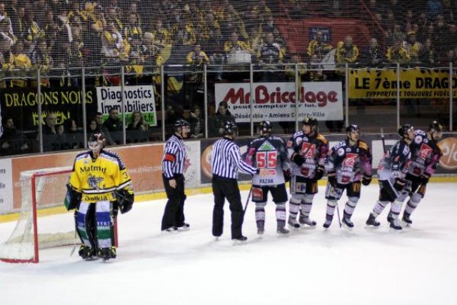 Photo hockey match Amiens  - Rouen le 11/12/2010