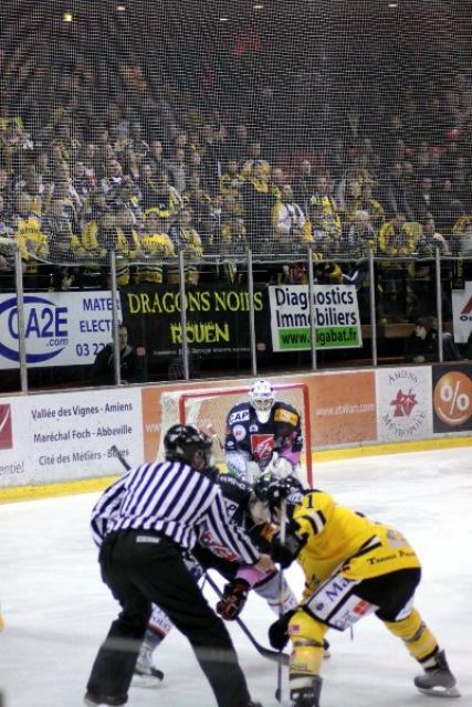 Photo hockey match Amiens  - Rouen le 11/12/2010