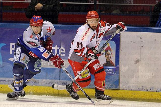 Photo hockey match Lyon - Cholet  le 11/12/2010