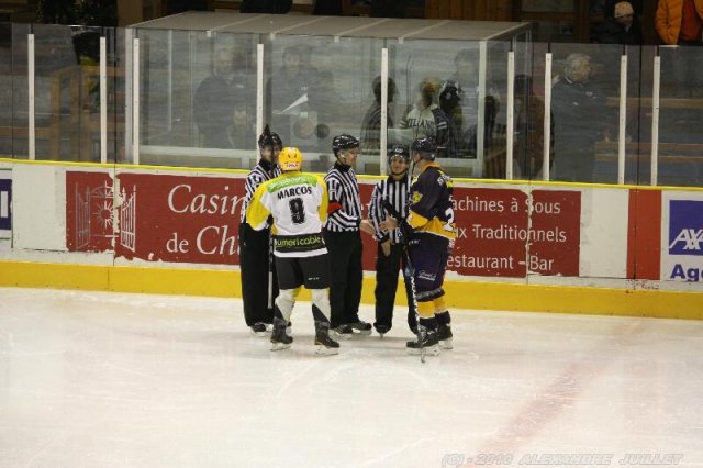 Photo hockey match Chamonix  - Strasbourg  le 11/12/2010