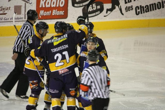 Photo hockey match Chamonix  - Strasbourg  le 11/12/2010