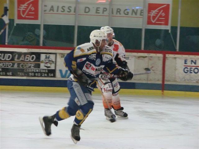 Photo hockey match Avignon - Montpellier  le 27/09/2008