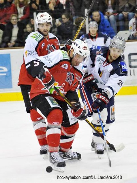 Photo hockey match Briançon  - Grenoble  le 29/12/2010