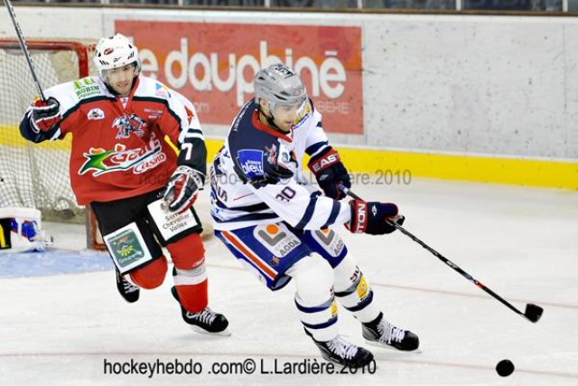 Photo hockey match Briançon  - Grenoble  le 29/12/2010