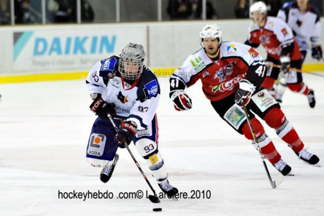 Photo hockey match Briançon  - Grenoble  le 29/12/2010
