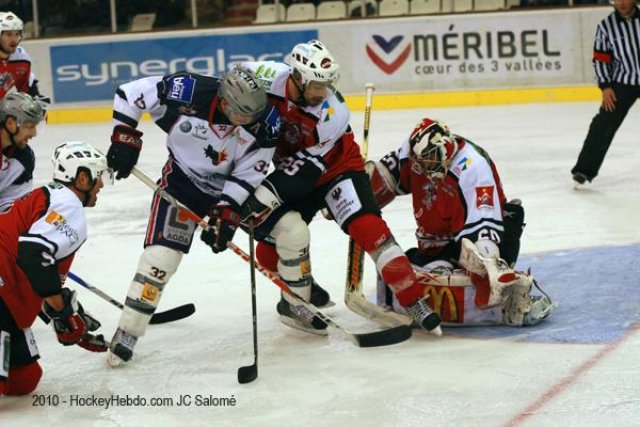 Photo hockey match Briançon  - Grenoble  le 29/12/2010