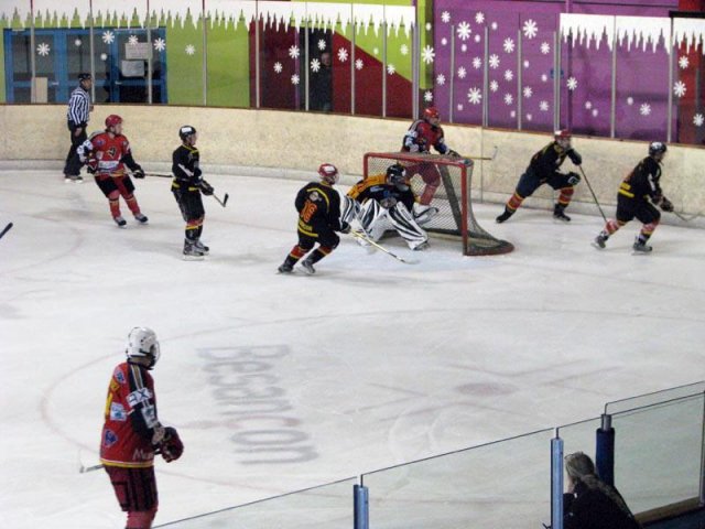 Photo hockey match Besançon - Morzine-Avoriaz II le 08/01/2011