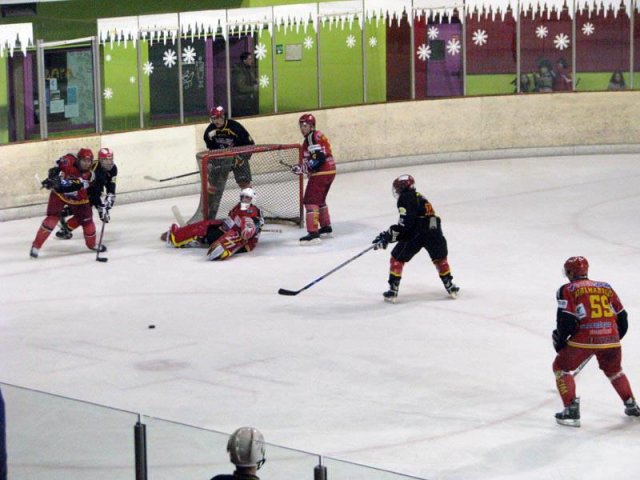 Photo hockey match Besançon - Morzine-Avoriaz II le 08/01/2011