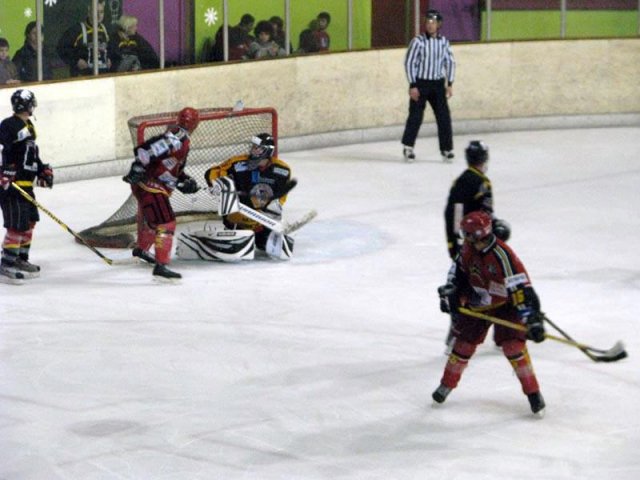 Photo hockey match Besançon - Morzine-Avoriaz II le 08/01/2011