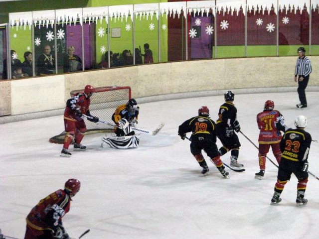 Photo hockey match Besançon - Morzine-Avoriaz II le 08/01/2011