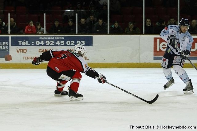 Photo hockey match Briançon  - Angers  le 08/01/2011