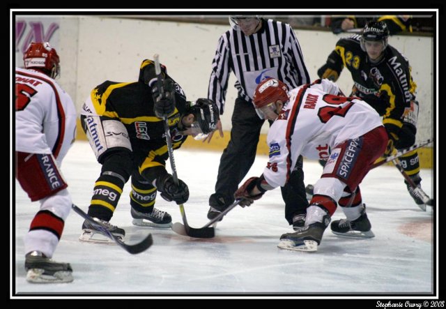 Photo hockey match Rouen - Briançon  le 29/03/2008