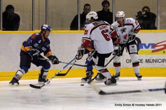 Photo hockey match Dijon  - Briançon  le 15/01/2011