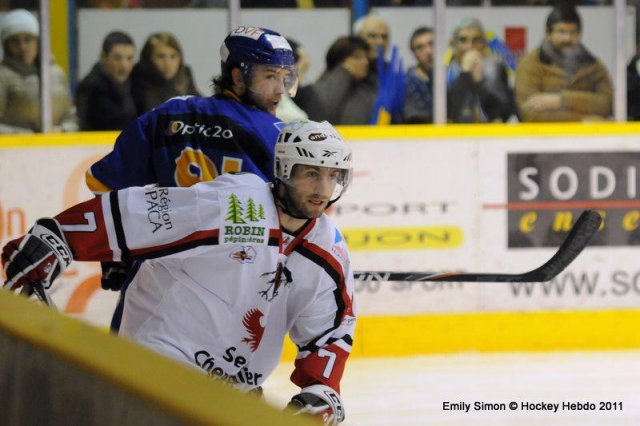 Photo hockey match Dijon  - Briançon  le 15/01/2011