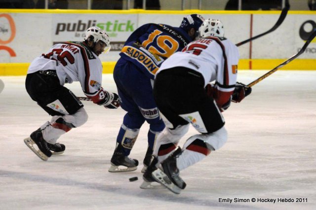 Photo hockey match Dijon  - Briançon  le 15/01/2011