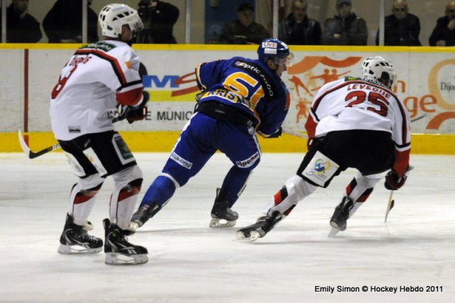 Photo hockey match Dijon  - Briançon  le 15/01/2011