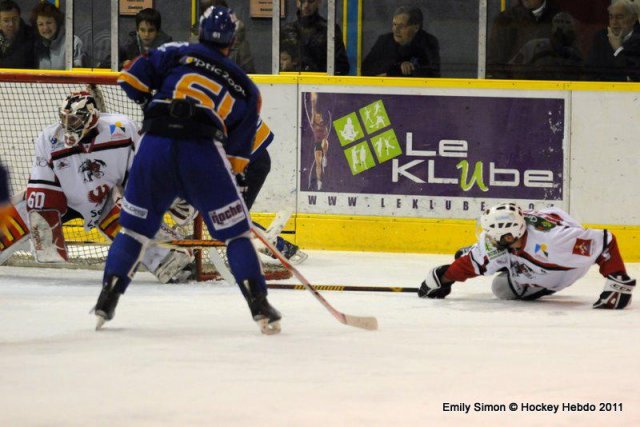 Photo hockey match Dijon  - Briançon  le 15/01/2011