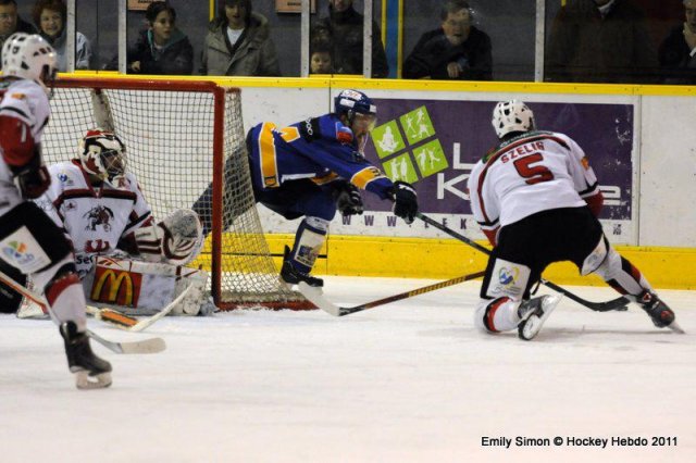 Photo hockey match Dijon  - Briançon  le 15/01/2011